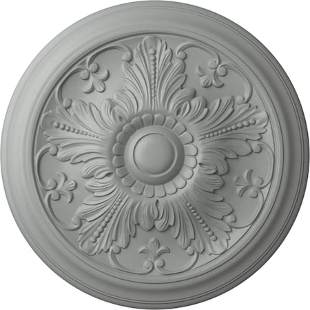 Ekena Millwork Vienna Ceiling Medallion (Fits Canopies up to 3 1/4"), 16 7/8"OD x 5/8"P, Primed White CM17VI